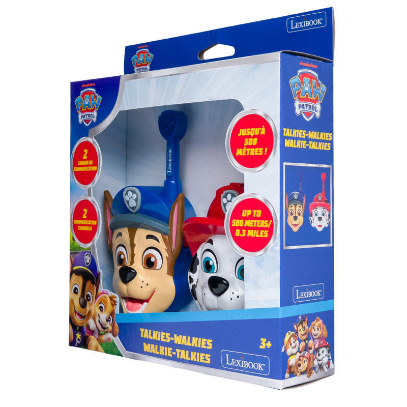 Lexibook PAW Patrol Chase & Marshall 3D Walkie-Talkies