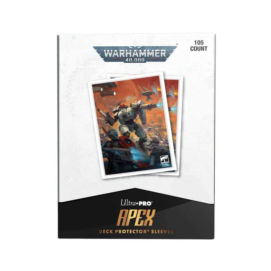 Warhammer 40,000 T'au Empire Codex Aligned 105ct Apex Deck Protector Sleeves