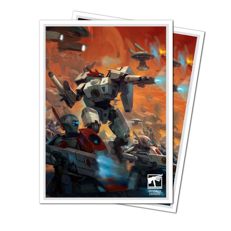 Warhammer 40,000 T'au Empire Codex Aligned 105ct Apex Deck Protector Sleeves