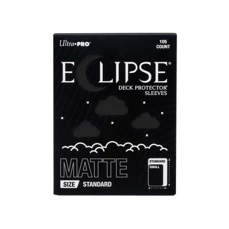 Ultra PRO Eclipse Matte Standard Deck Protector Sleeves: Jet Black (105ct)