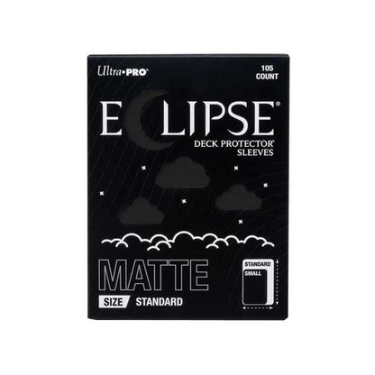 Ultra PRO Eclipse Matte Standard Deck Protector Sleeves: Jet Black (105ct)