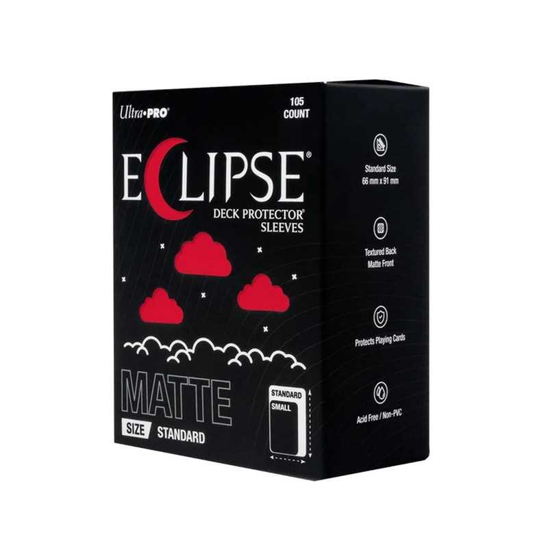 Ultra PRO Eclipse Matte Standard Deck Protector Sleeves: Apple Red (105ct)
