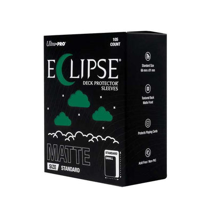Eclipse Matte Standard Deck Protector Sleeves: Forest Green (105ct)