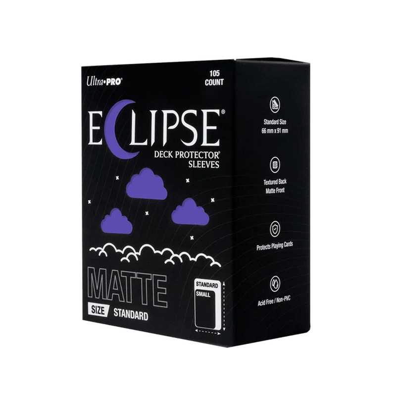 Ultra PRO Eclipse Matte Standard Deck Protector Sleeves: Royal Purple (105ct)