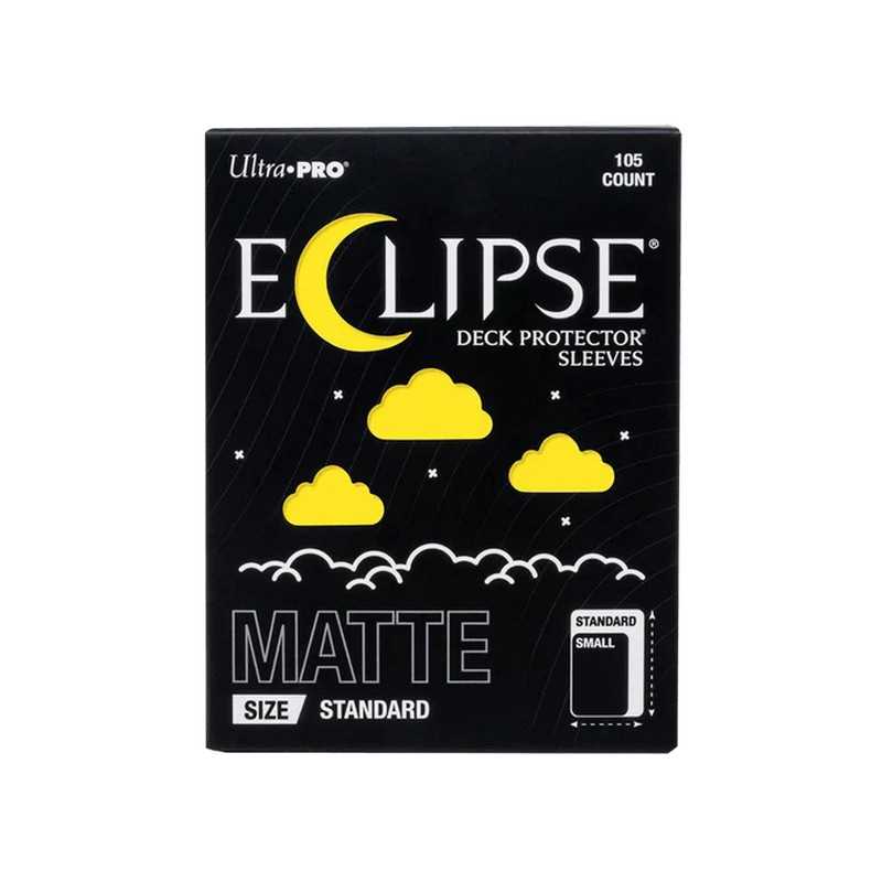 Eclipse Matte Standard Deck Protector Sleeves: Lemon Yellow (105ct)