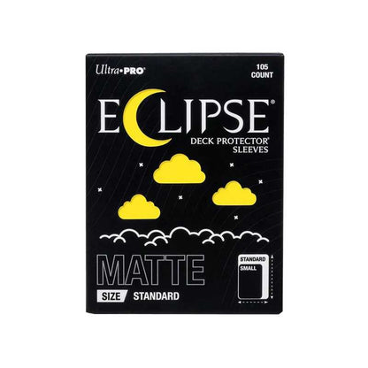 Eclipse Matte Standard Deck Protector Sleeves: Lemon Yellow (105ct)
