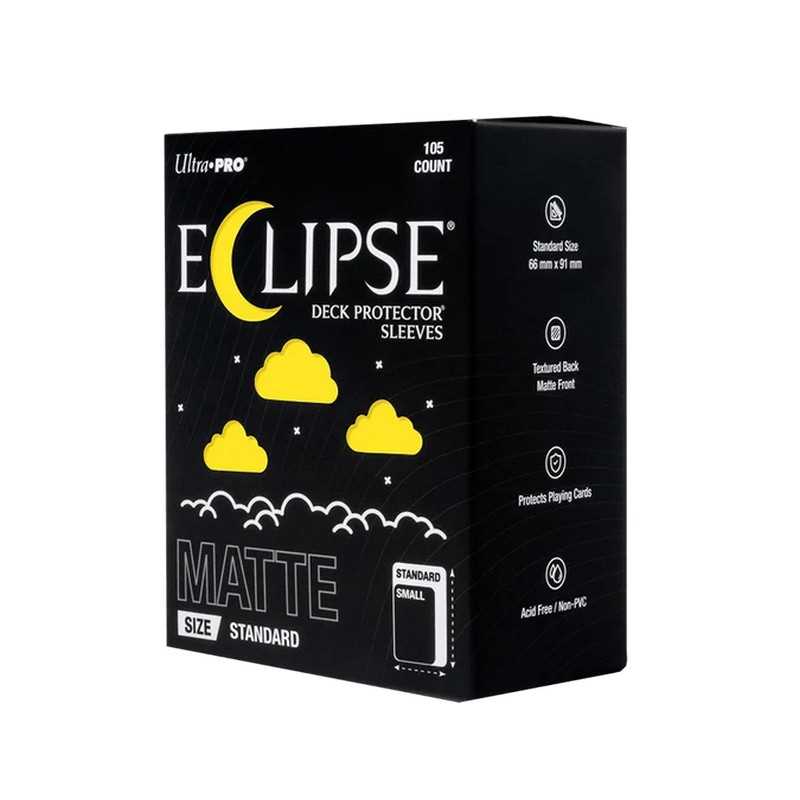 Eclipse Matte Standard Deck Protector Sleeves: Lemon Yellow (105ct)