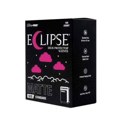 Ultra PRO Eclipse Matte Standard Deck Protector Sleeves: Hot Pink (105ct)