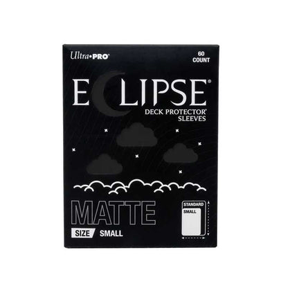 Eclipse Matte Small Deck Protector Sleeves: Jet Black (60ct)