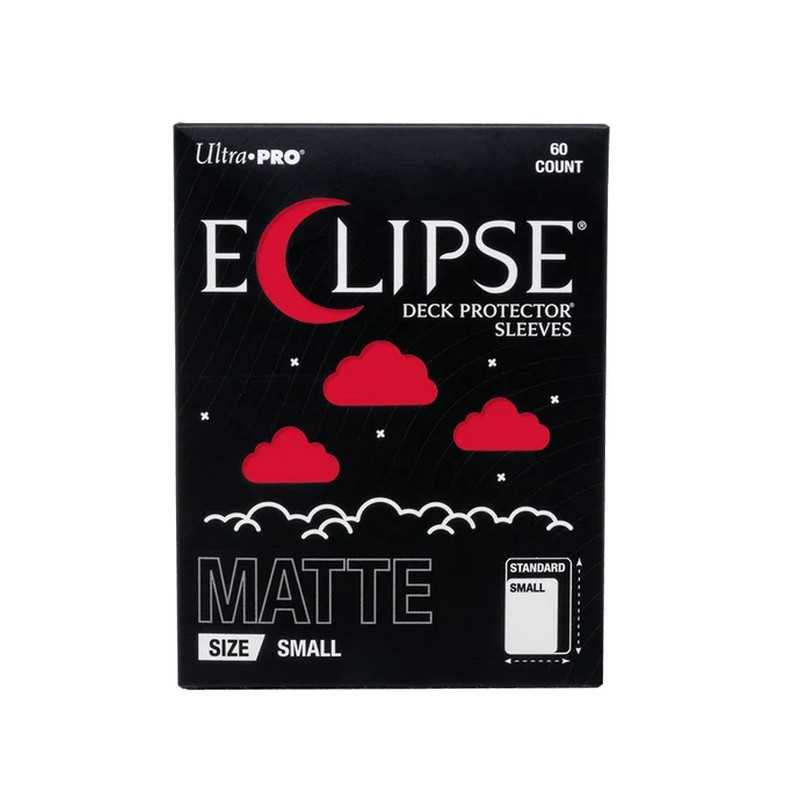 Eclipse Matte Small Deck Protector Sleeves: Apple Red (60ct)