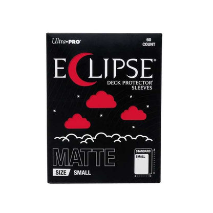 Eclipse Matte Small Deck Protector Sleeves: Apple Red (60ct)