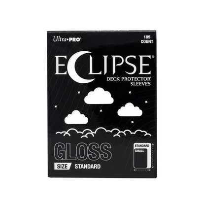 Ultra PRO Eclipse Gloss Standard Deck Protector Sleeves: Arctic White (105ct)