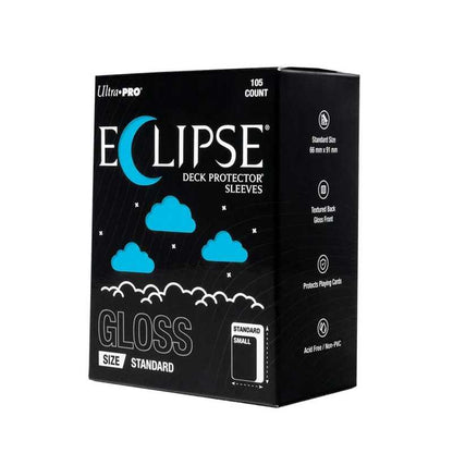 Eclipse Gloss Standard Deck Protector Sleeves: Sky Blue (105ct)