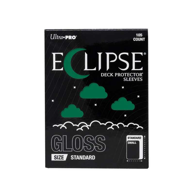 Eclipse Gloss Standard Deck Protector Sleeves: Forest Green (105ct)