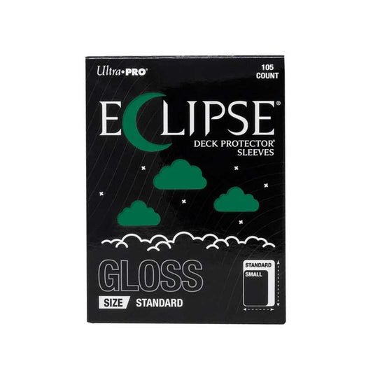 Eclipse Gloss Standard Deck Protector Sleeves: Forest Green (105ct)