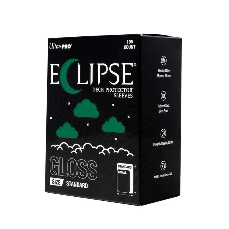 Eclipse Gloss Standard Deck Protector Sleeves: Forest Green (105ct)