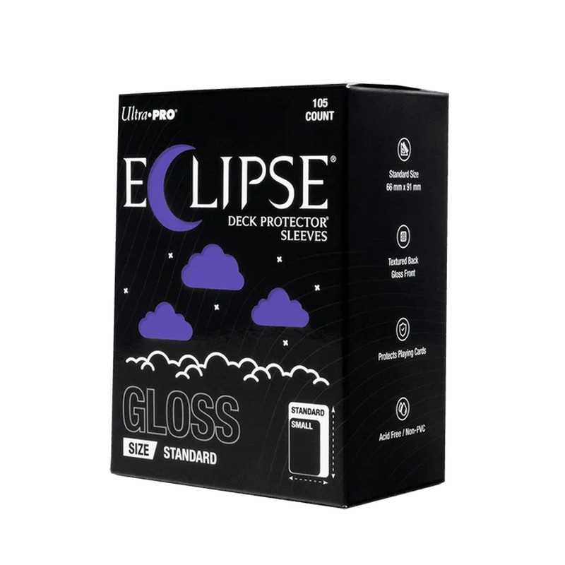 Eclipse Gloss Standard Deck Protector Sleeves: Royal Purple (105ct)