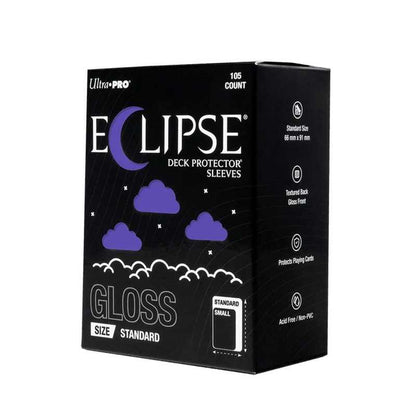 Eclipse Gloss Standard Deck Protector Sleeves: Royal Purple (105ct)