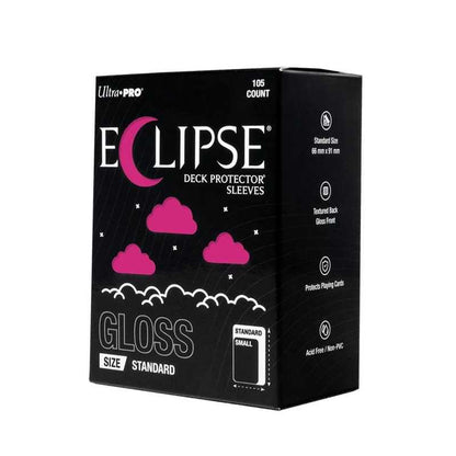 Ultra PRO Eclipse Gloss Standard Deck Protector Sleeves: Hot Pink (105ct)