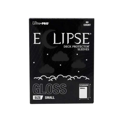 Ultra PRO Eclipse Gloss Small Deck Protector Sleeves: Jet Black (60ct)