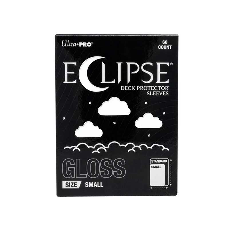 Eclipse Gloss Small Deck Protector Sleeves: Arctic White (60ct)