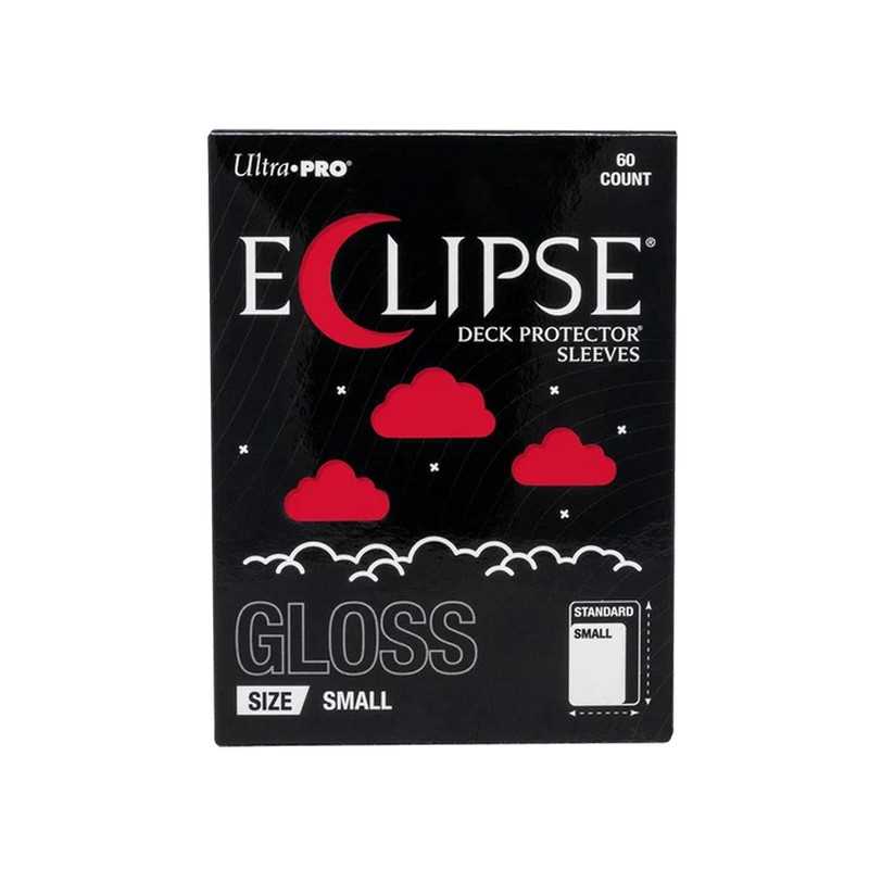 Eclipse Gloss Small Deck Protector Sleeves: Apple Red (60ct)
