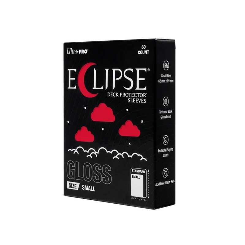 Eclipse Gloss Small Deck Protector Sleeves: Apple Red (60ct)