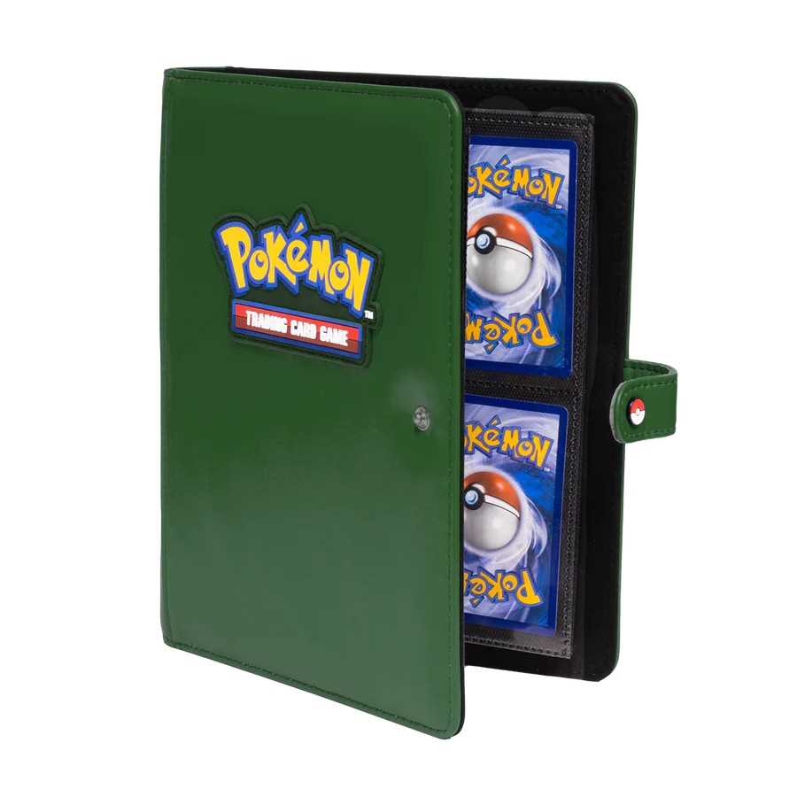 Pokémon 4-Pocket Premium Snap Binder – Green