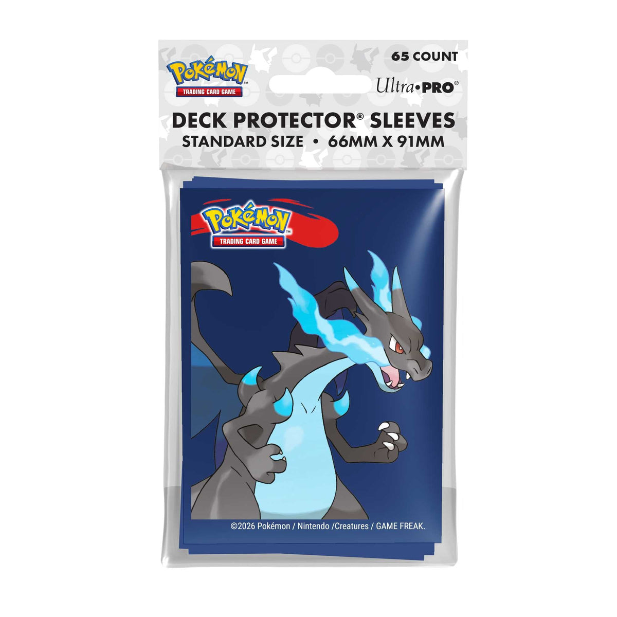 Pokémon Mega Charizard X 65ct Deck Protectors Sleeves