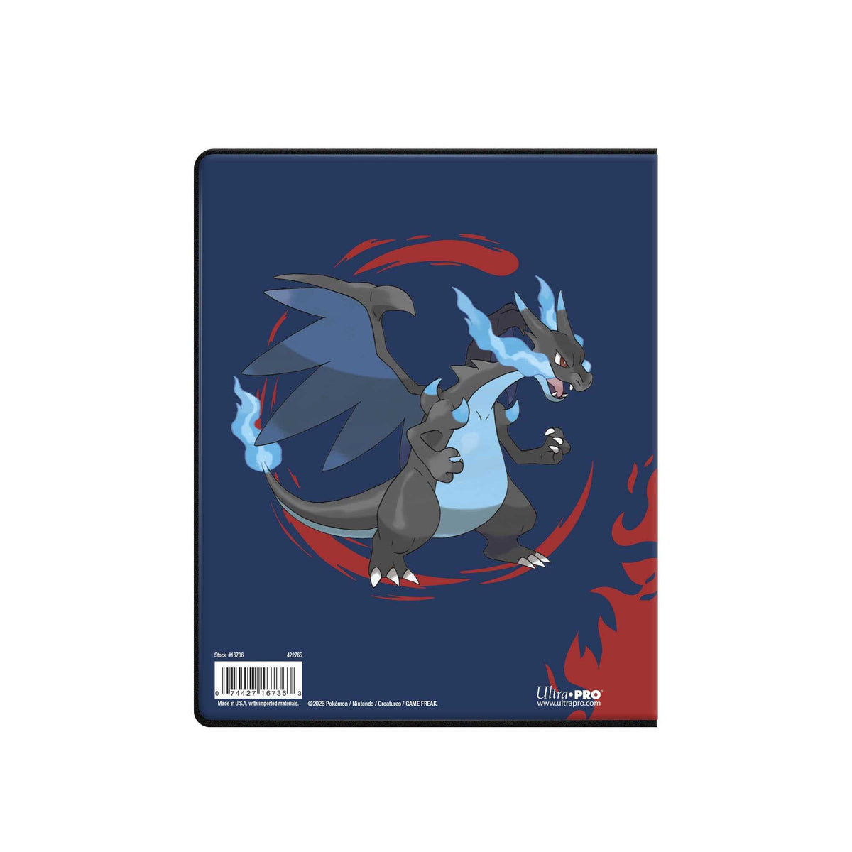 Pokémon Mega Charizard X and Mega Charizard Y 4-Pocket Portfolio