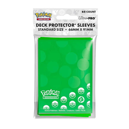 Pokémon Energy Deck Protector Sleeves – Grass Type (65ct)