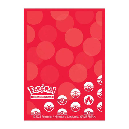 Pokémon Energy Deck Protector Sleeves – Fire Type (65ct)