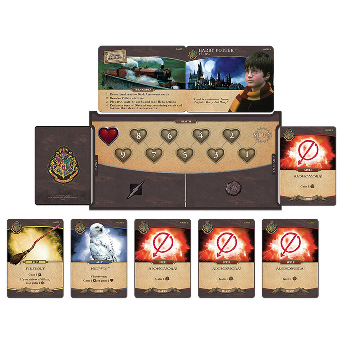 Harry Potter: Hogwarts Battle – A Cooperative Deck-Building Game