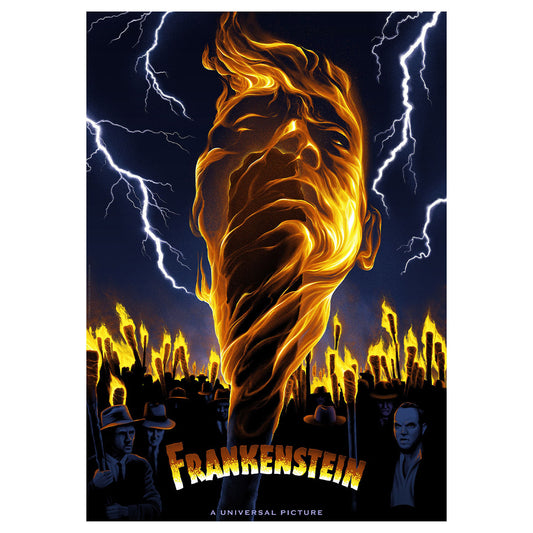 Universal Monsters Frankenstein Limited Edition A3 Art Print