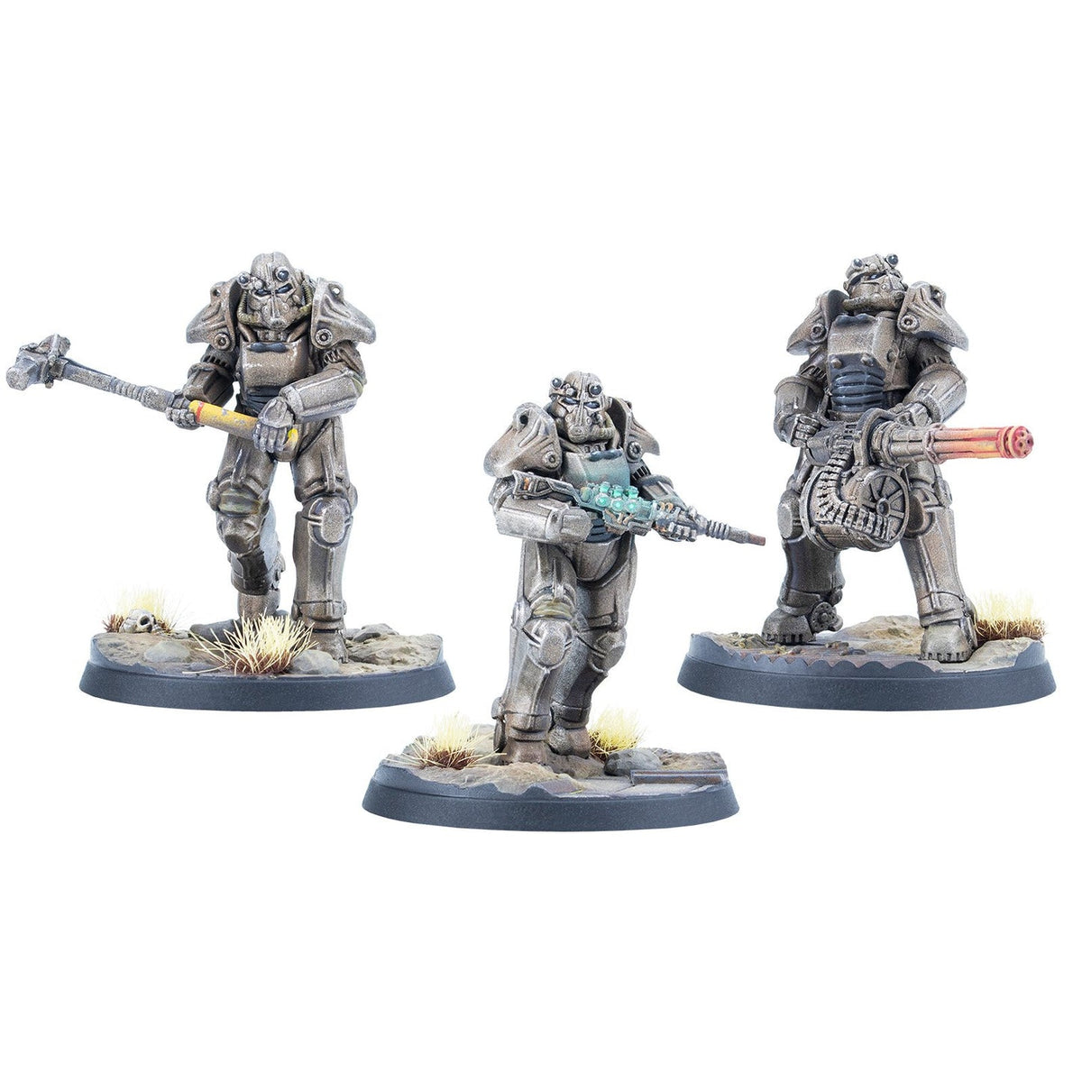 Fallout: Wasteland Warfare – Unaligned T-45 Power Armour Miniatures
