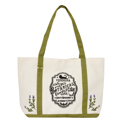 Loungefly Practical Magic Owens Sisters Apothecary Canvas Tote Bag