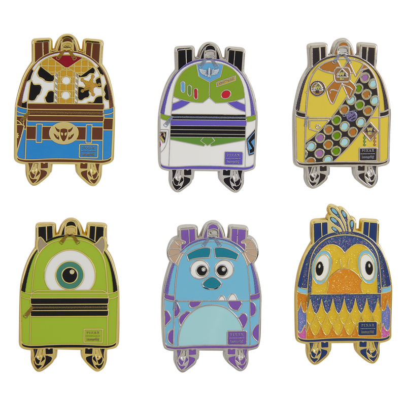Loungefly - Blind Box Enamel Pins - Pixar Characters