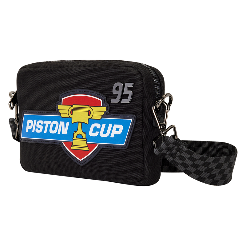 Loungefly Disney Pixar Cars 20th Anniversary Piston Cup Sling Crossbody Bag
