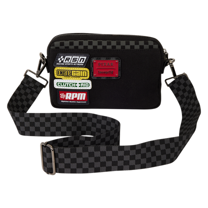 Loungefly Disney Pixar Cars 20th Anniversary Piston Cup Sling Crossbody Bag