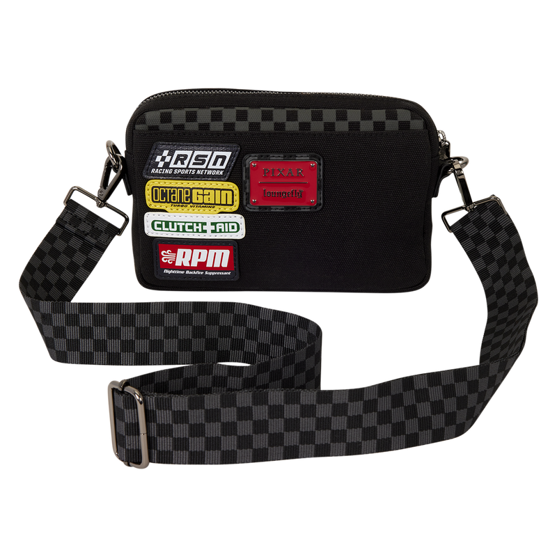 Loungefly Disney Pixar Cars 20th Anniversary Piston Cup Sling Crossbody Bag