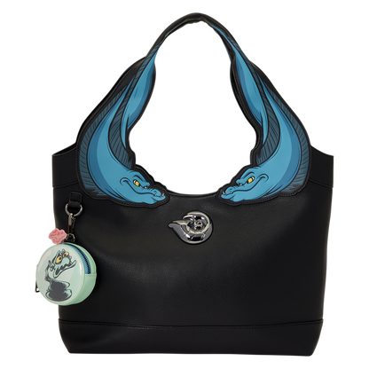 Loungefly Disney The Little Mermaid Flotsam and Jetsam Tote Bag with Coin Bag