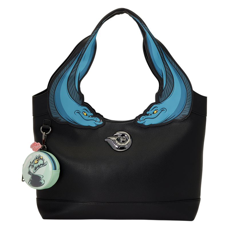 Loungefly Disney The Little Mermaid Flotsam and Jetsam Tote Bag with Coin Bag