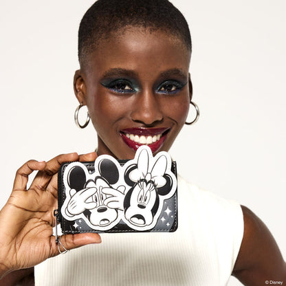 Loungefly Disney Mickey & Minnie Mouse Ghost Zip-Around Card Holder