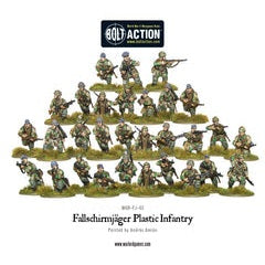 Bolt Action Fallschirmjäger Platoon 30-Piece Miniatures Set