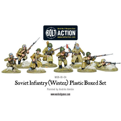 Bolt Action Soviet Winter Infantry 40-Figure Plastic Box Set