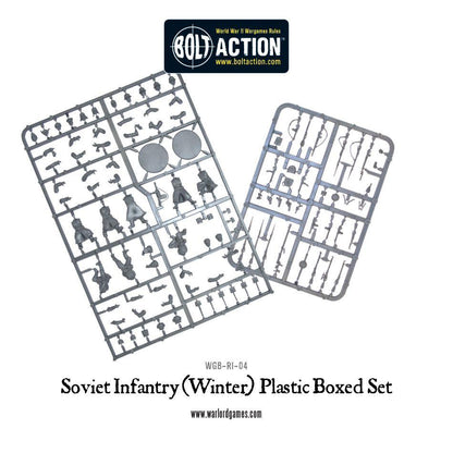 Bolt Action Soviet Winter Infantry 40-Figure Plastic Box Set