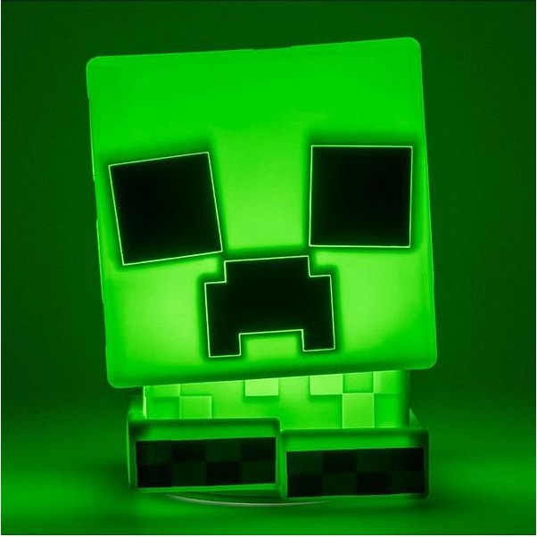 Minecraft Creeper SquishyGlo Rechargeable Silicone Light