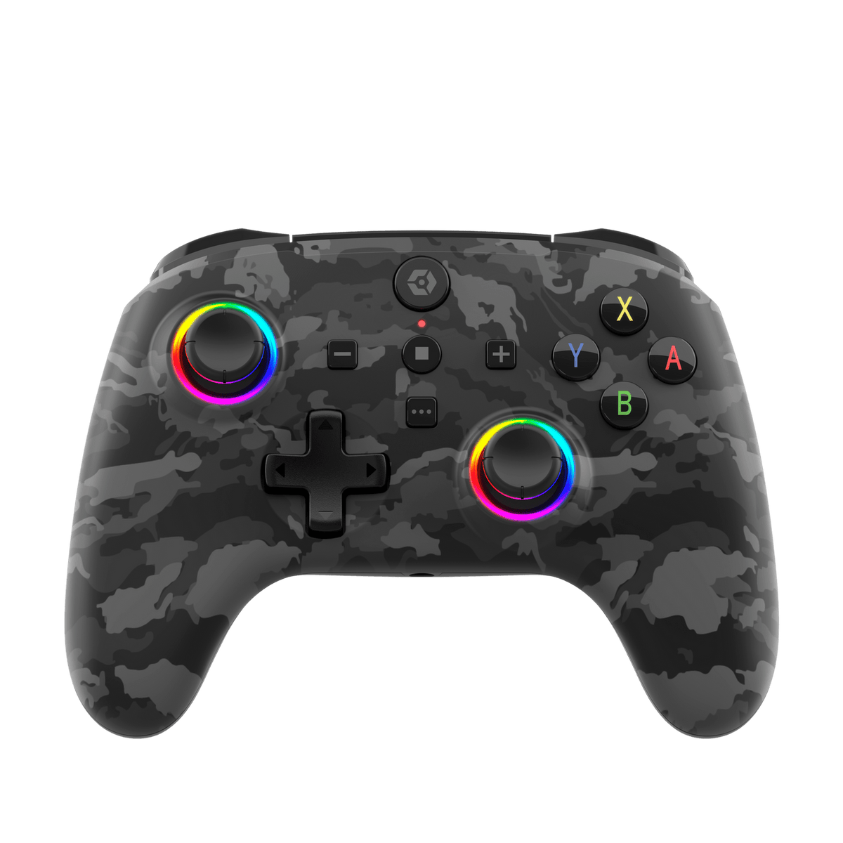 Gioteck WX5+ Wireless RGB Controller for Nintendo Switch 2, Nintendo Switch & PC - Dark Camo