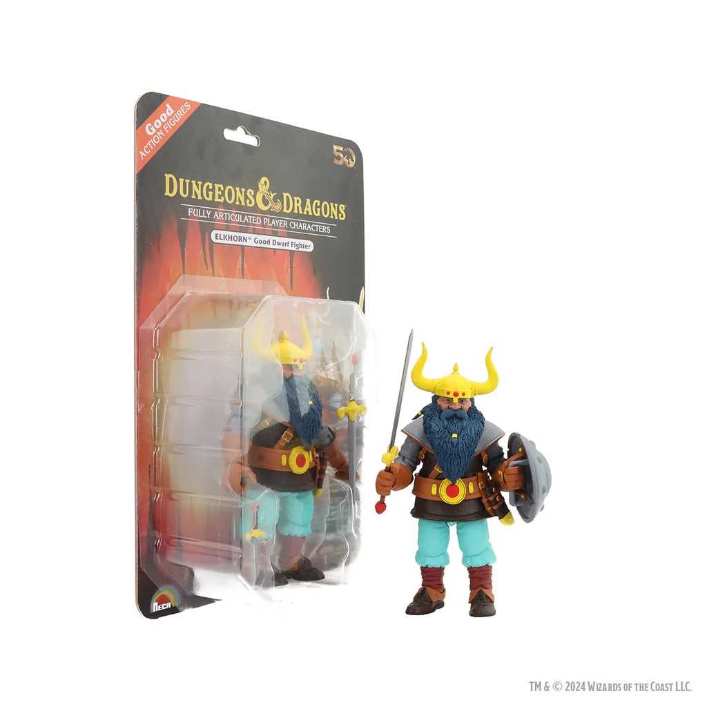 Dungeons & Dragons 7-inch Scale Action Figure – Limited 50th Anniversary Edition Elkhorn Figure