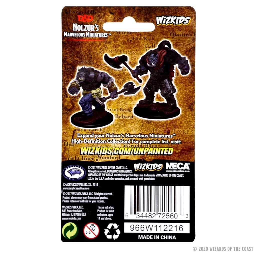 Dungeons & Dragons Nolzur’s Marvelous Unpainted Orcs Miniatures